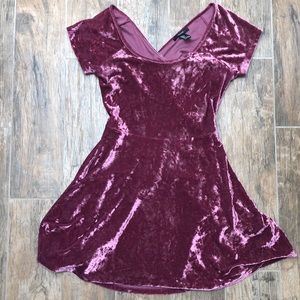 Red velvet forever 21 dress